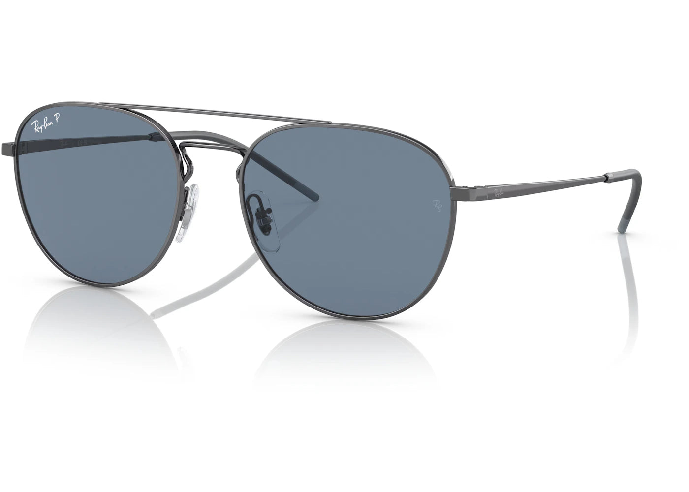Ray-Ban Aviator Sunglasses Polished Gunmetal (0RB3589 92492V)