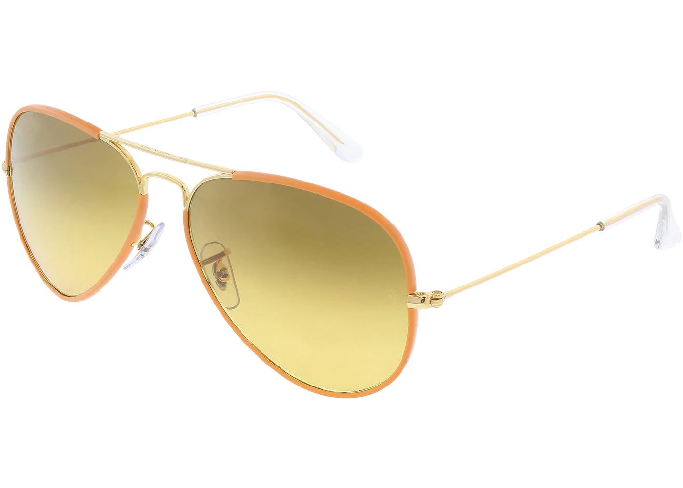 Ray-Ban Aviator Sunglasses Polished Orange