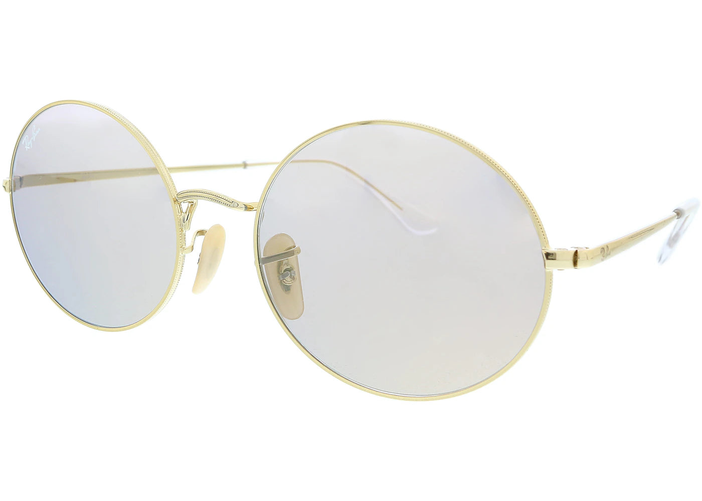 Ray-Ban Aviator Sunglasses Polished Shiny Gold (0RB1970 001/B3 Arista Evolve)