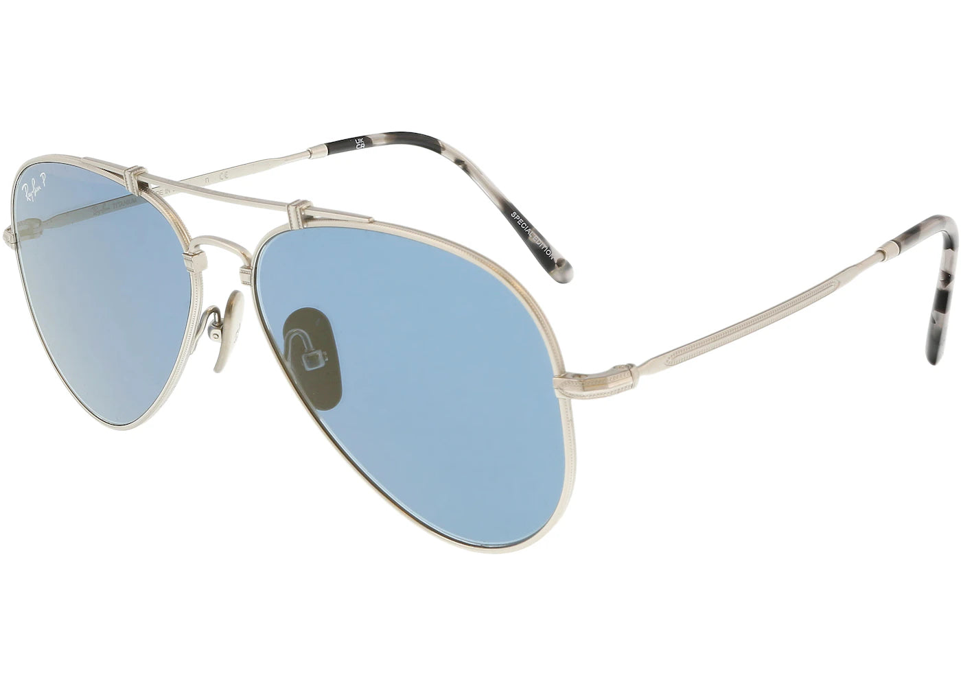 Ray-Ban Aviator Sunglasses Silver (0RB8125M 9165)