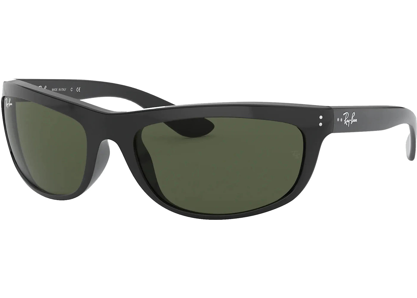 Ray-Ban Balorama Sunglasses Black/Crystal Green (RB4089)