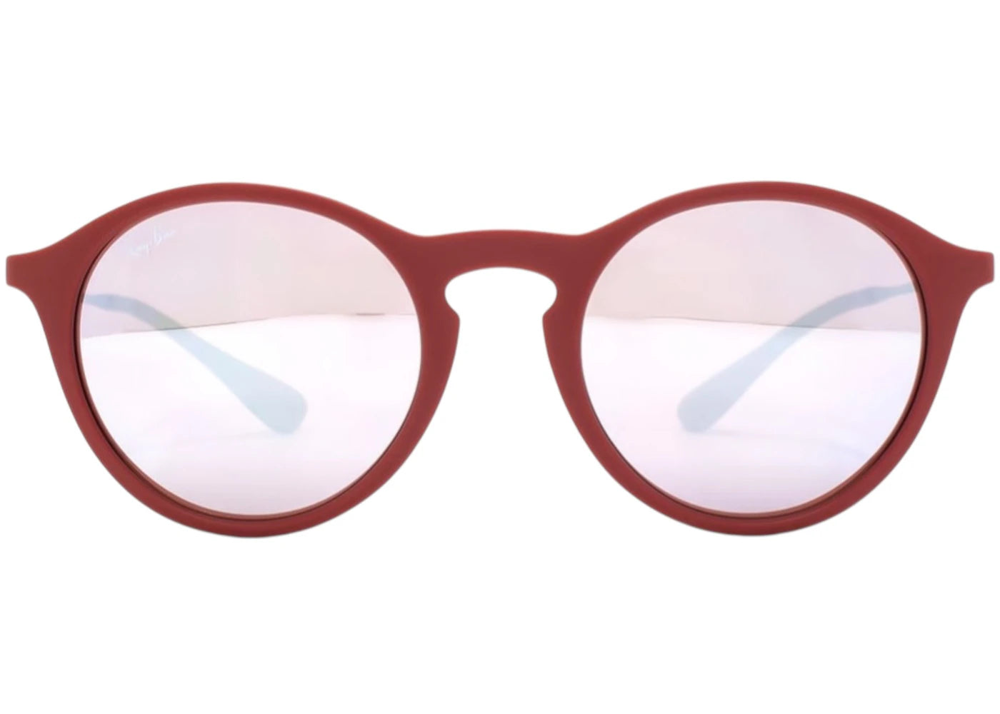 Ray-Ban Bordeaux Gunmetal Pink/Silver Lenses Sunglasses Red (RB4243-6264B5-49)