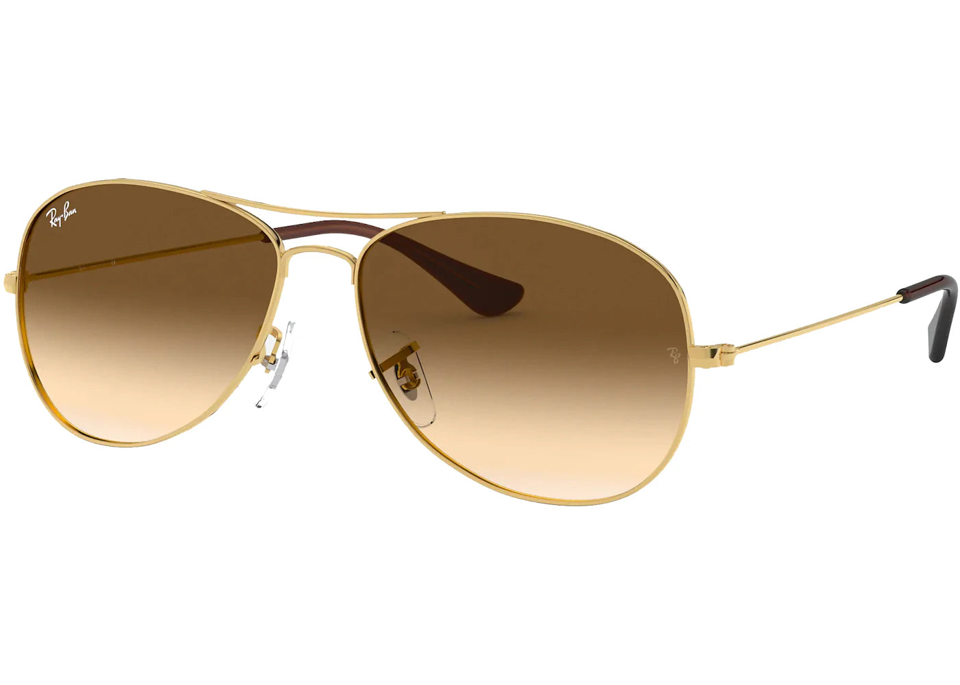 Ray-Ban Cockpit Sunglasses Polished Gold/Brown (RB3362)