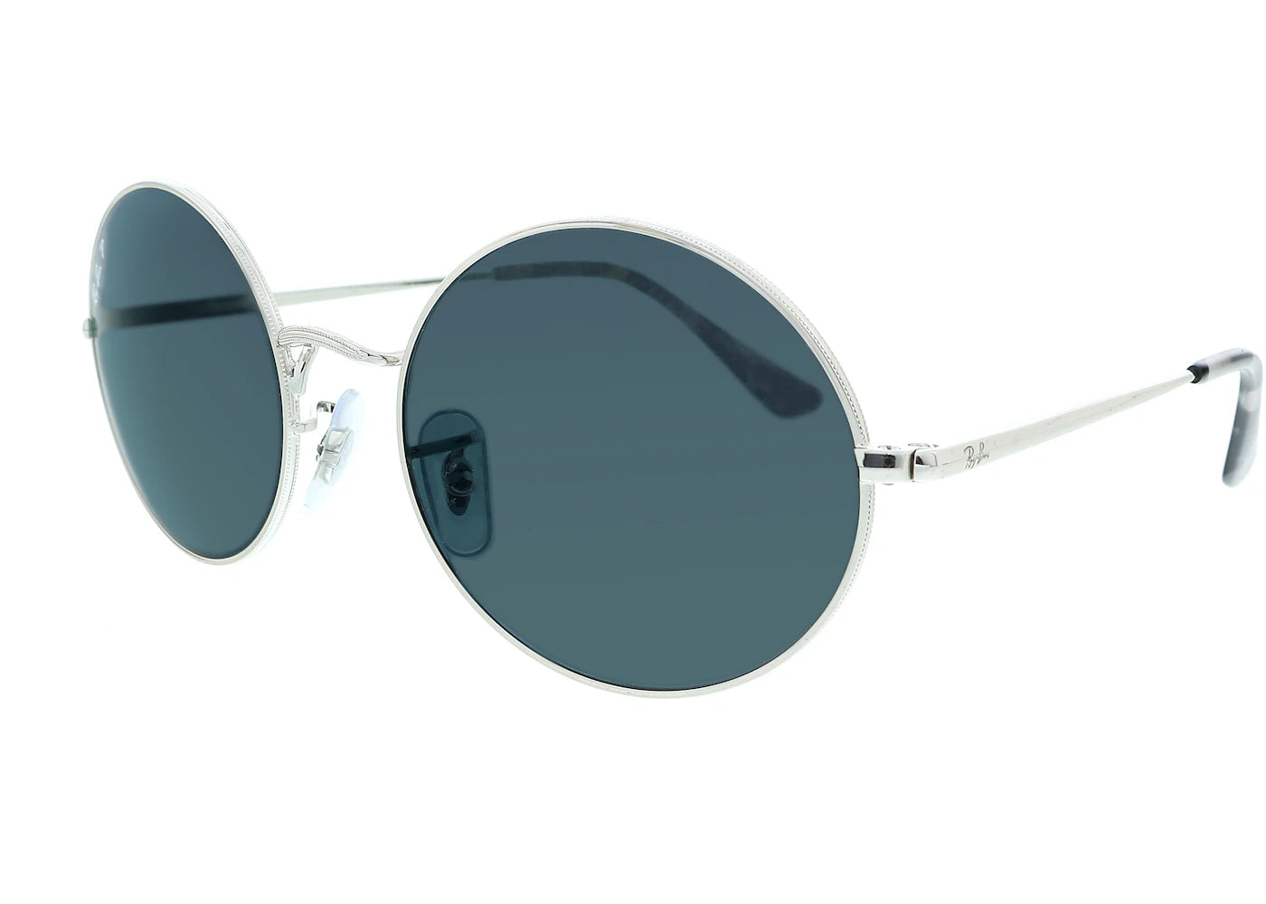 Ray-Ban Oval Sunglasses Silver (0RB1970 9149S2)
