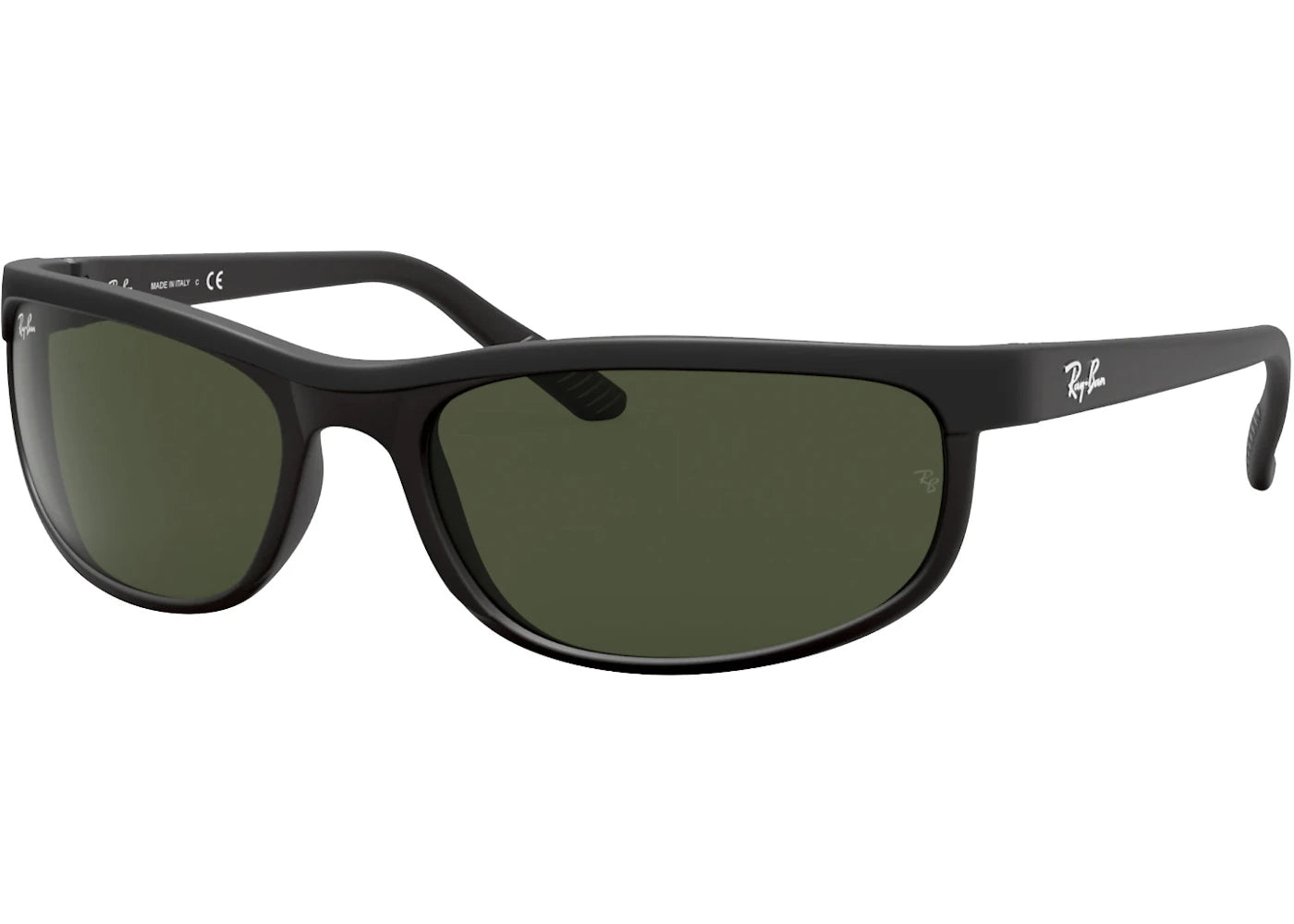 Ray-Ban Predator Sunglasses Matte Black/Green (RB2027)