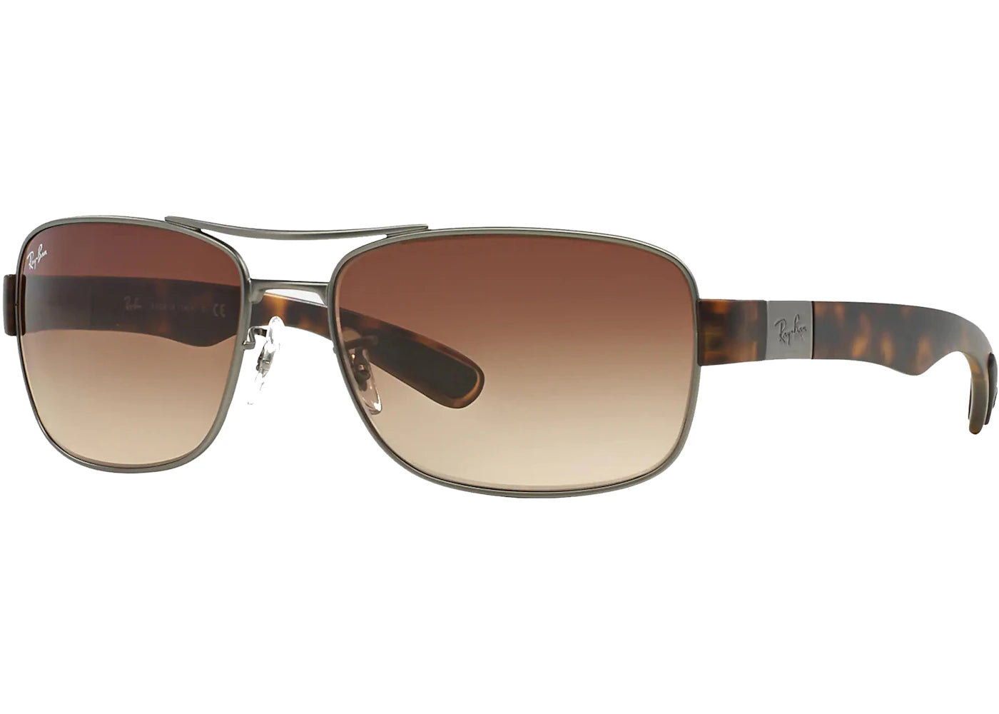 Ray-Ban RB3522 Sunglasses Gunmetal/Green (RB3522)