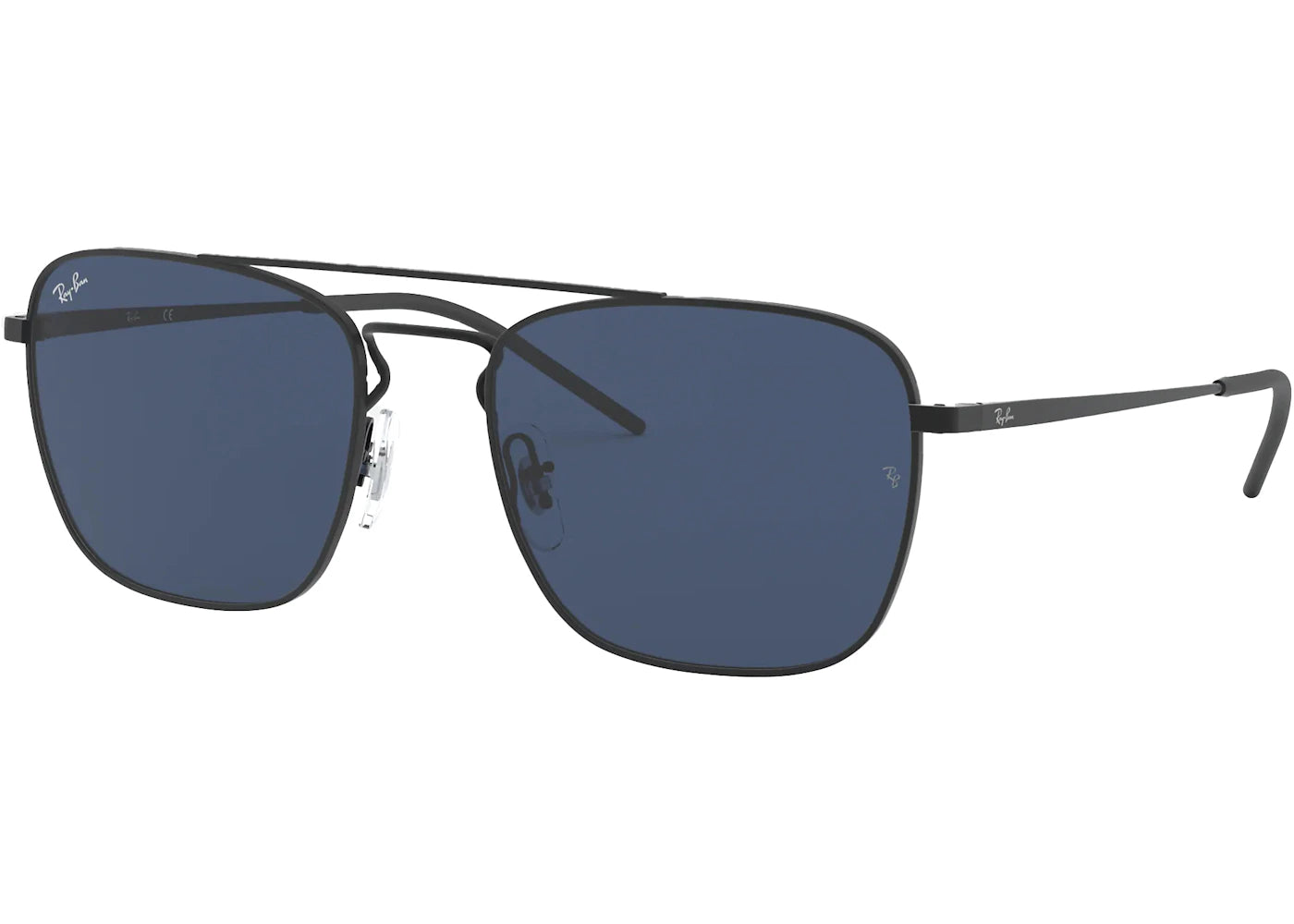 Ray-Ban RB3588 Sunglasses Matte Black/Blue (RB3588)