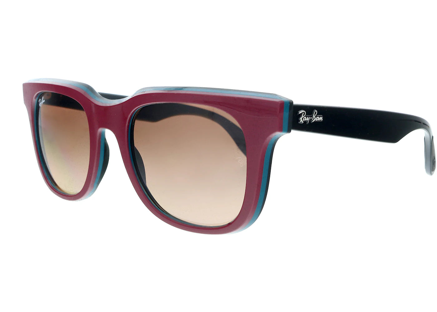 Ray-Ban Square Sunglasses Bordeaux/Brown (0RB4368 6526A5)