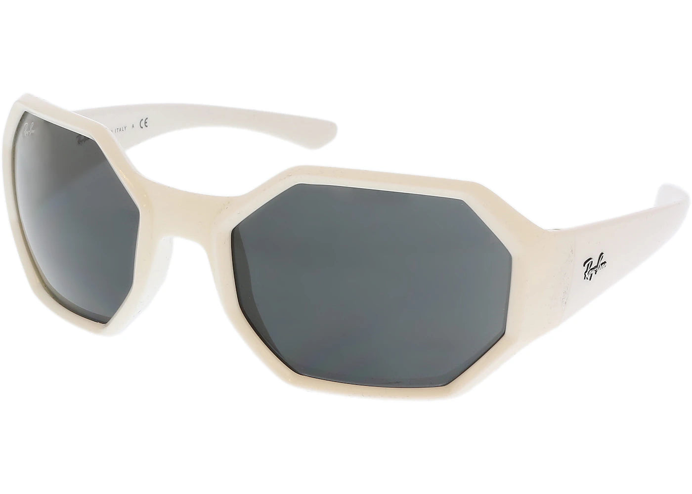 Ray-Ban Square Sunglasses Gloss White (0RB4337 649187)