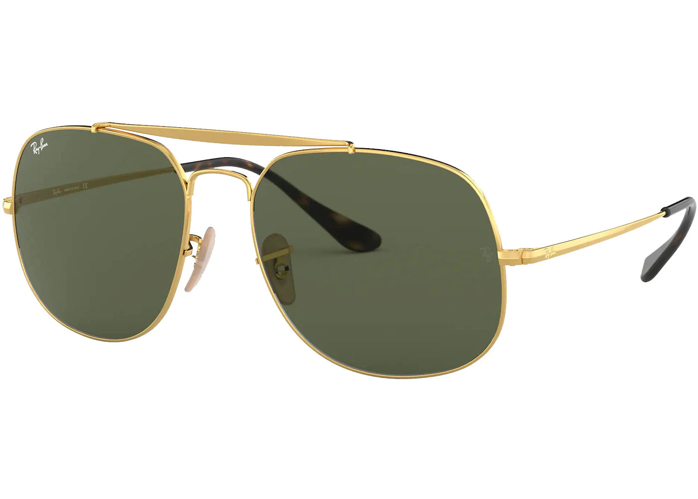 Ray-Ban The General Sunglasses Gold/Green (RB3561)