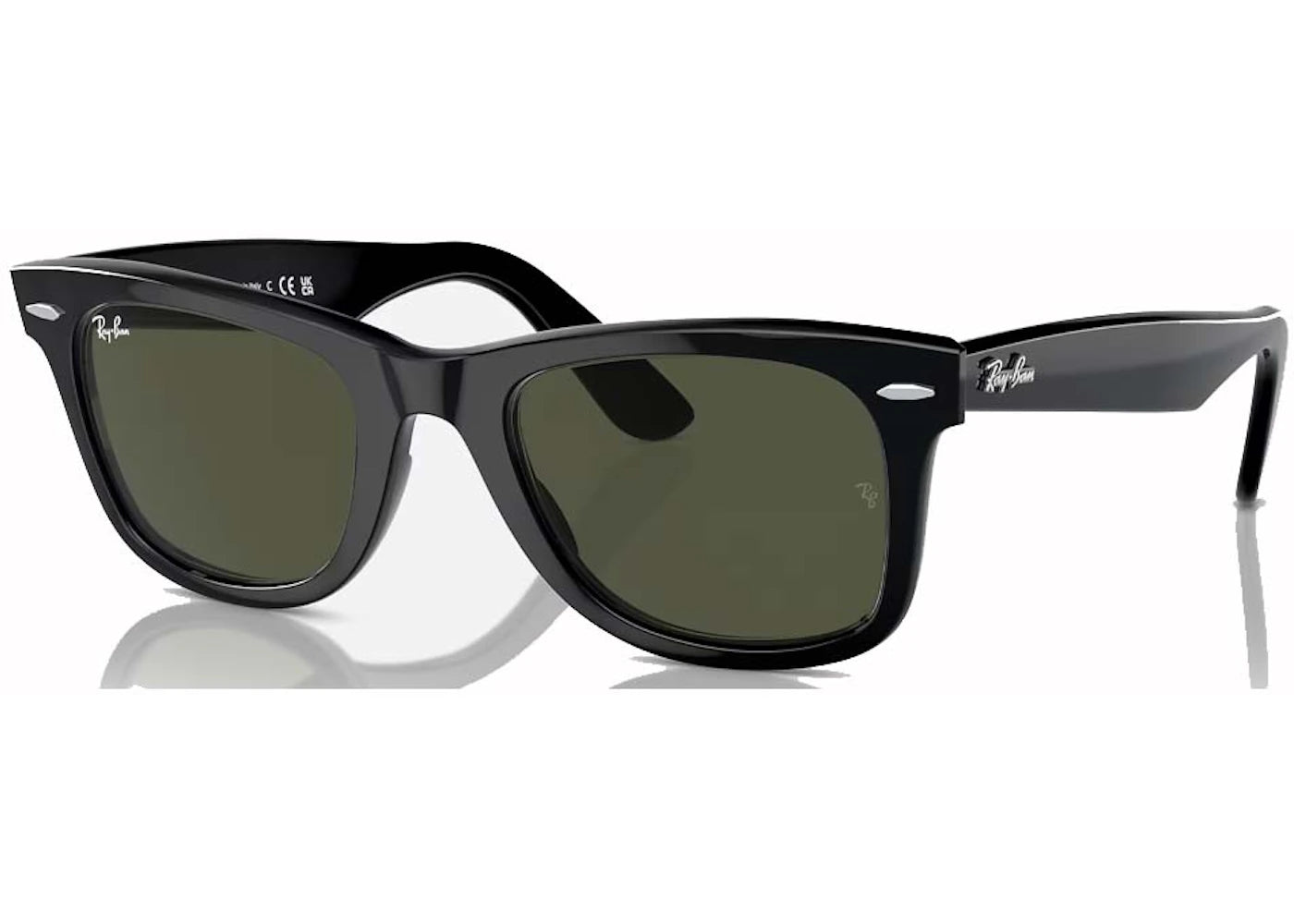 Ray-Ban Wayfarer Sunglasses Black/Green (RB2140)