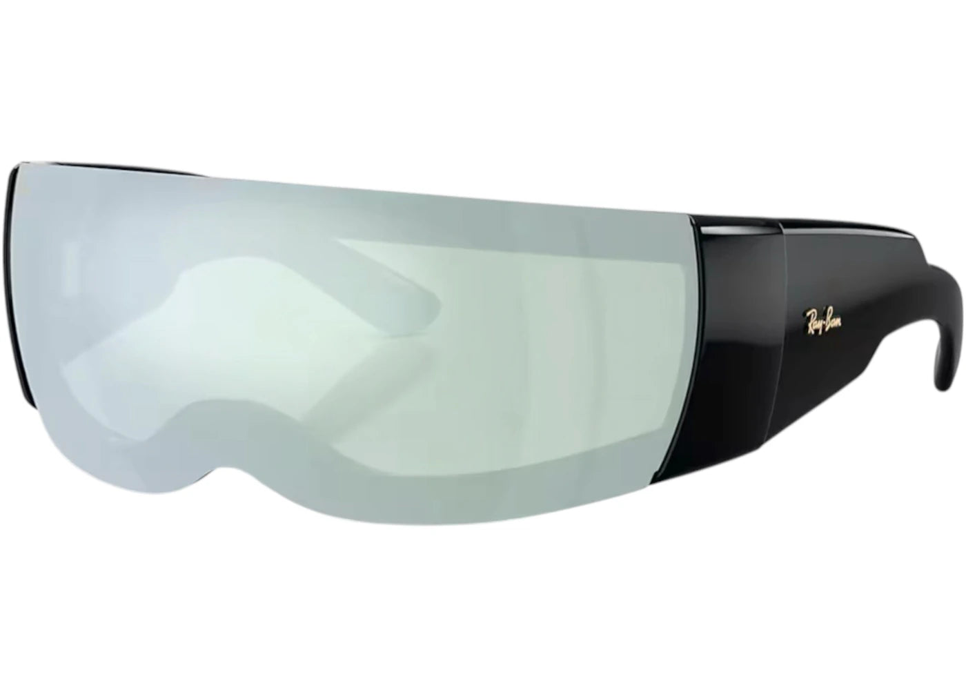 Ray-Ban x A$AP Ultra Wrap 002 Next Generation Collection Sunglasses Polished Black Ultra Black (RB4942 601/30 0-141)