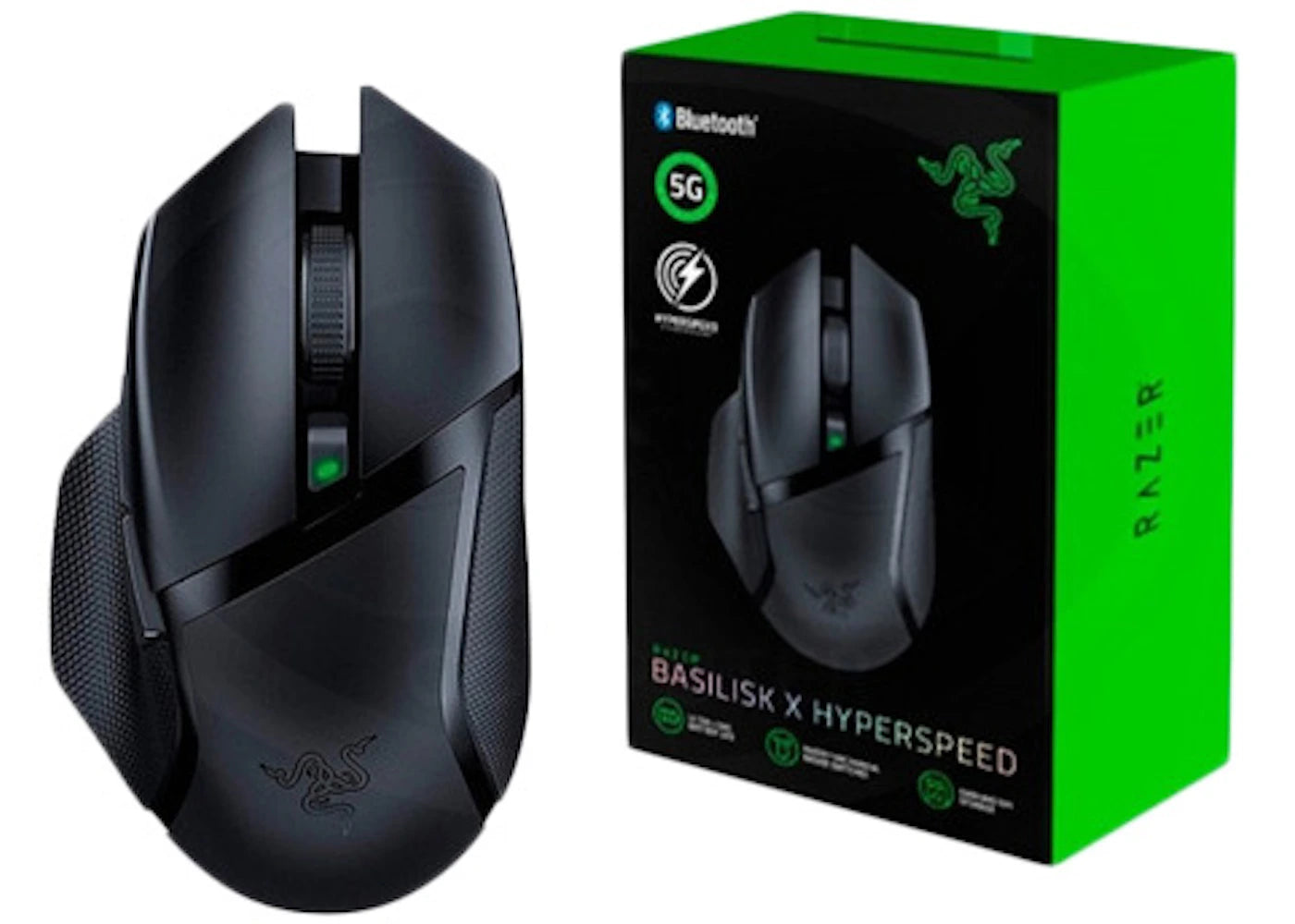 Razer Basilisk X Hyperspeed Wireless Gaming Mouse 16000 DPI Optical Sensor RZ01-03150100-R3U1 Black