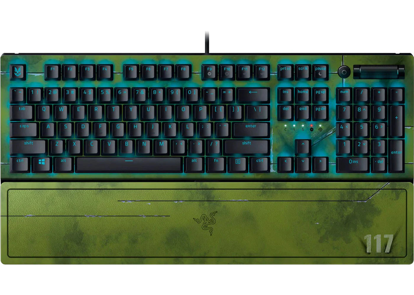 Razer BlackWidow V3 Halo Infinite Edition Mechanical Gaming Keyboard (UK) RZ03-03543100-R3W1
