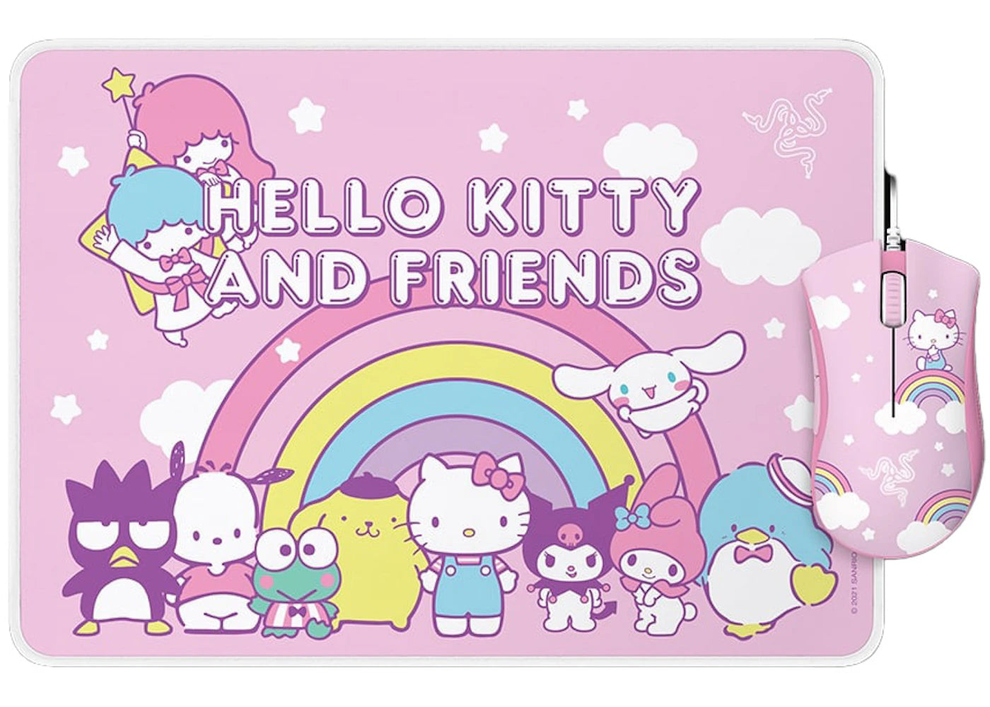 Razer DeathAdder Essential + Goliathus Mouse Mat Bundle Hello Kitty and Friends Edition RZ83-03850100-B3M1