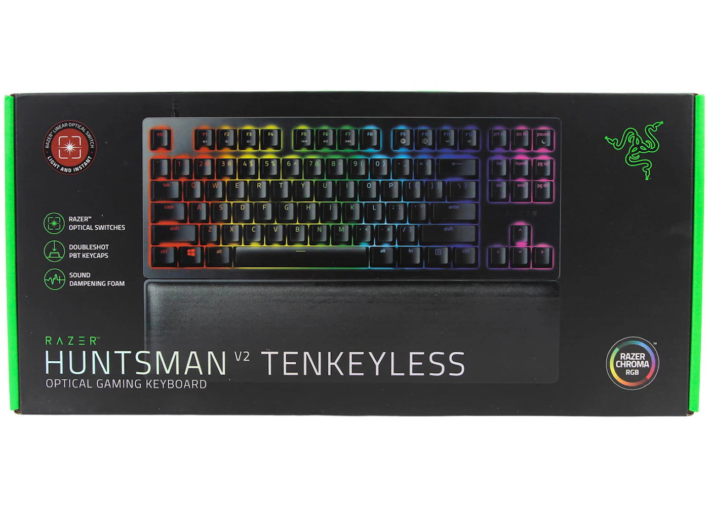 Razer Huntsman V2 TKL Optical Gaming Keyboard RZ03-03940200-R3U1 Black/RGB