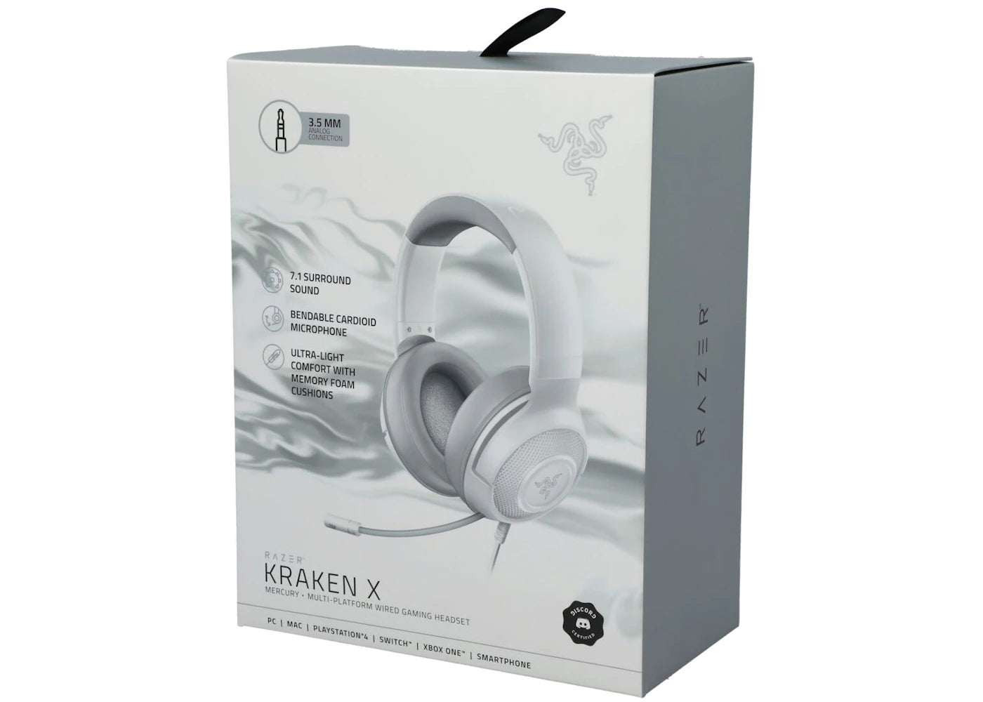 Razer Kraken X Lite Essential Gaming Headset RZ04-02890300-R3U1 Mercury White