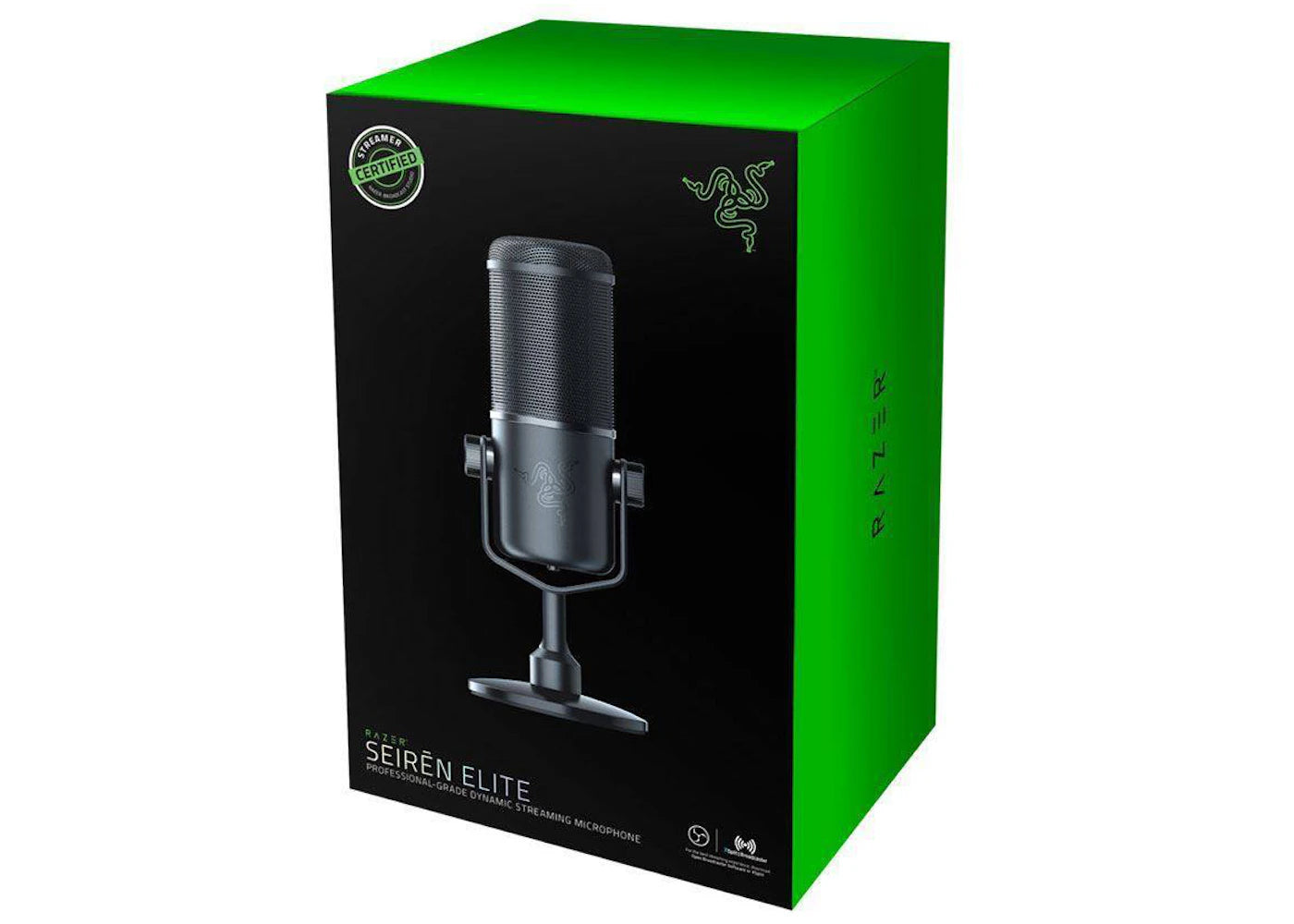 Razer Seiren Elite Professional-Grade Dynamic Streaming Microphone RZ19-02280100-R3U1 Black