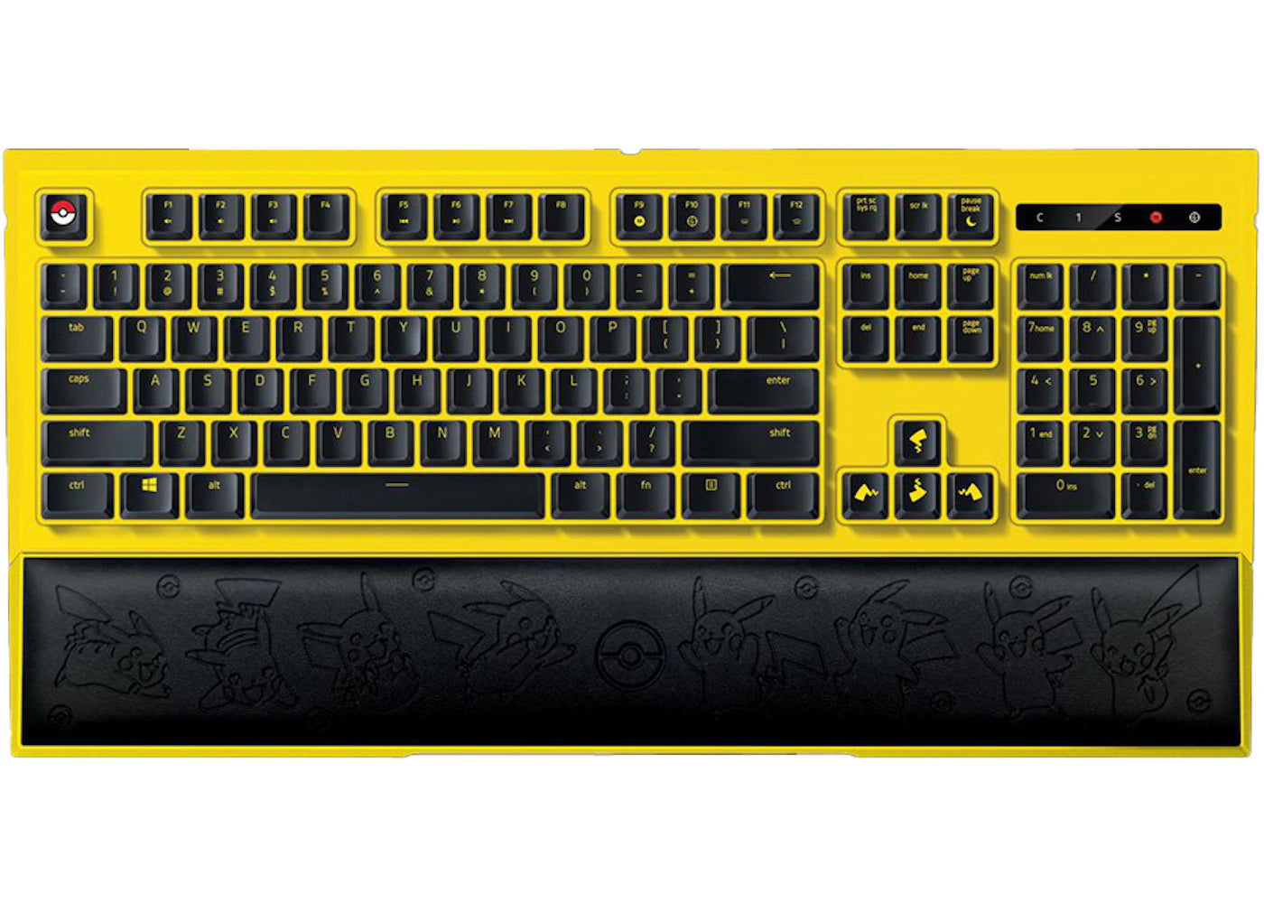 Razer x Pokémon Pikachu Limited Edition Backlit Keyboard RZ03-02043700-R3D1 Yellow