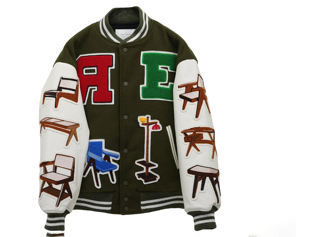 READYMADE Chair Stadium Jacket Khaki