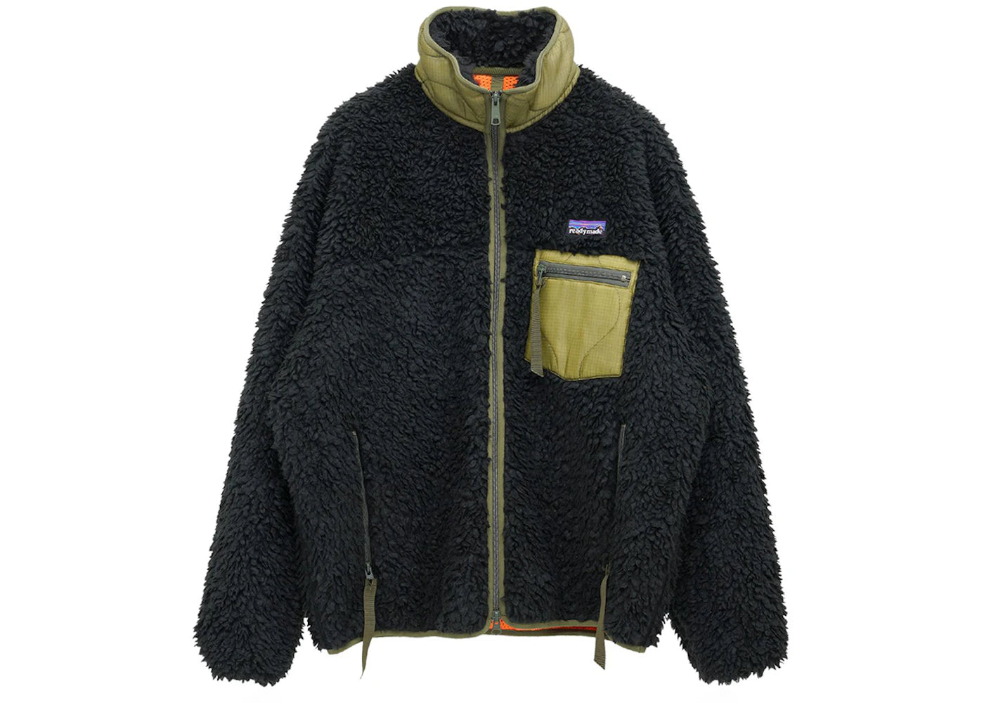 READYMADE Teddy Jacket Black Khaki