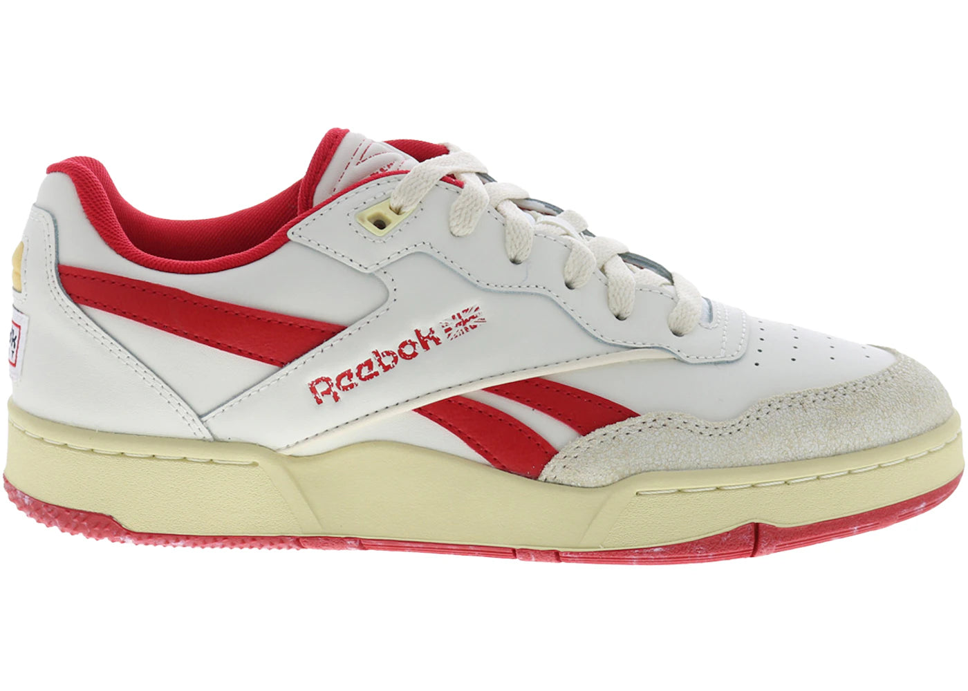 Reebok BB 4000 II Chalk Weathered White Vector Red