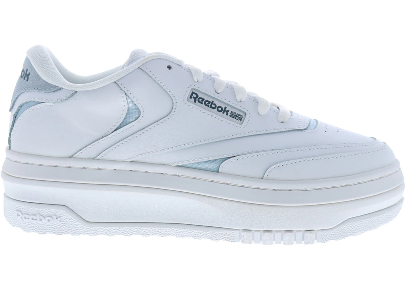 Reebok Club C Extra White Feel Good Blue (Women's)