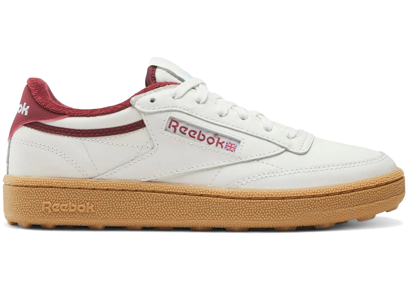 Reebok Club C Golf White Burgundy Gum (Women's)
