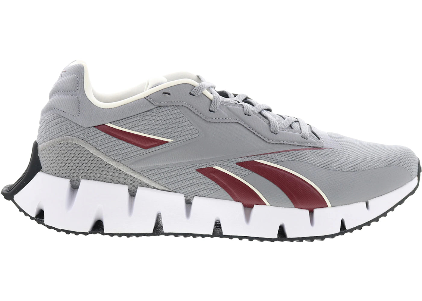 Reebok Zig Dynamica 4 Pure Grey Classic Maroon