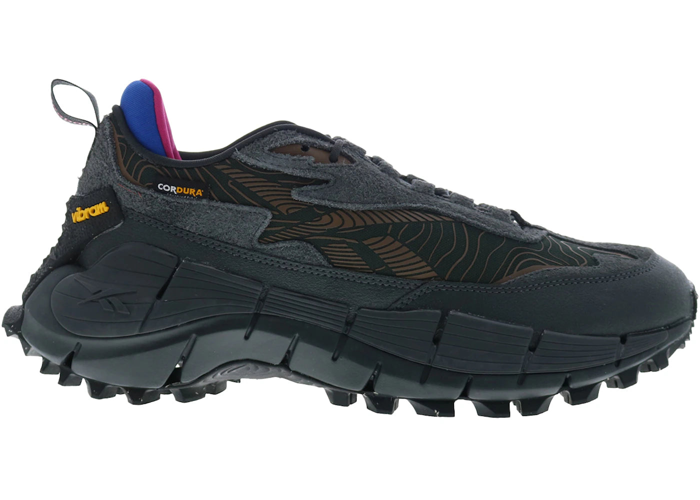 Reebok Zig Kinetica 2.5 Edge Pure Grey Collegiate Brown