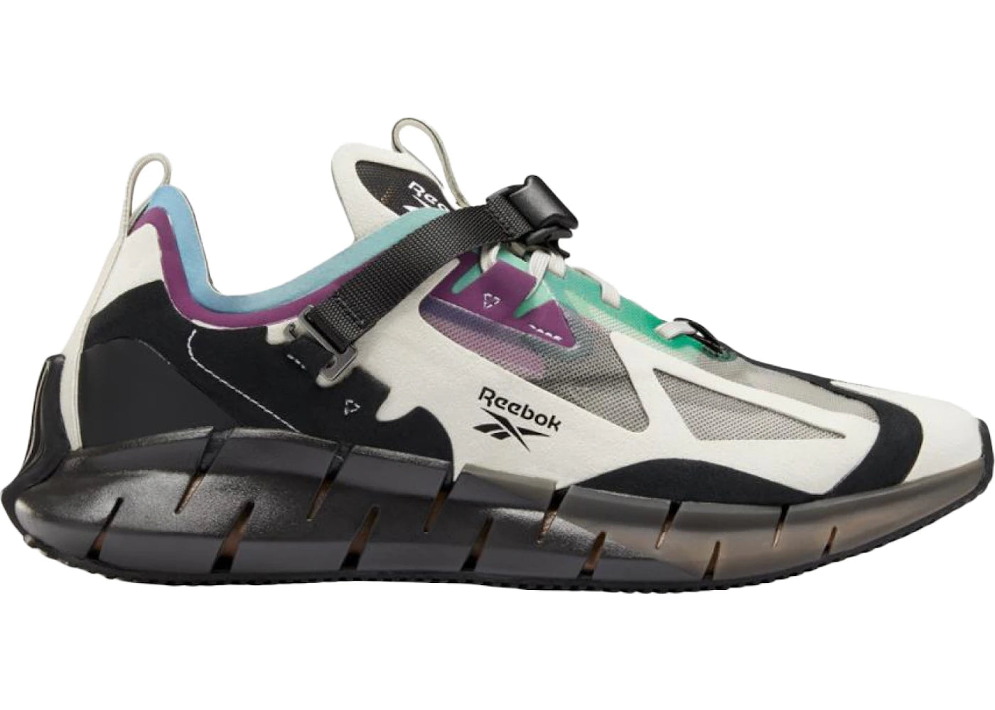 Reebok Zig Kinetica Concept Type 1 White Black Purple Green