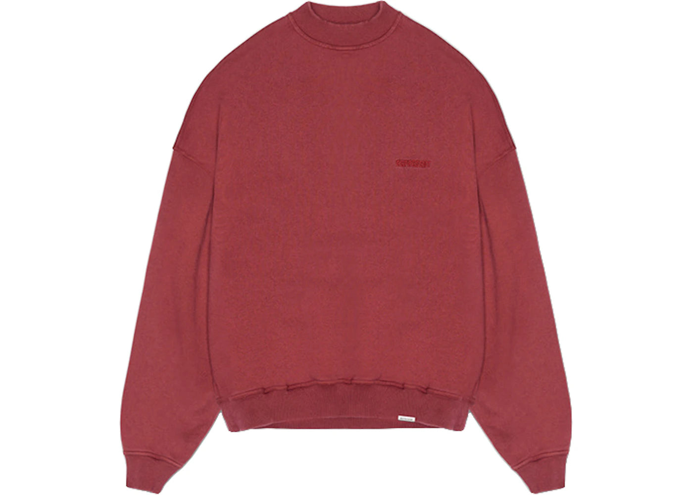Represent Blank Oversized Crewneck Vintage Red