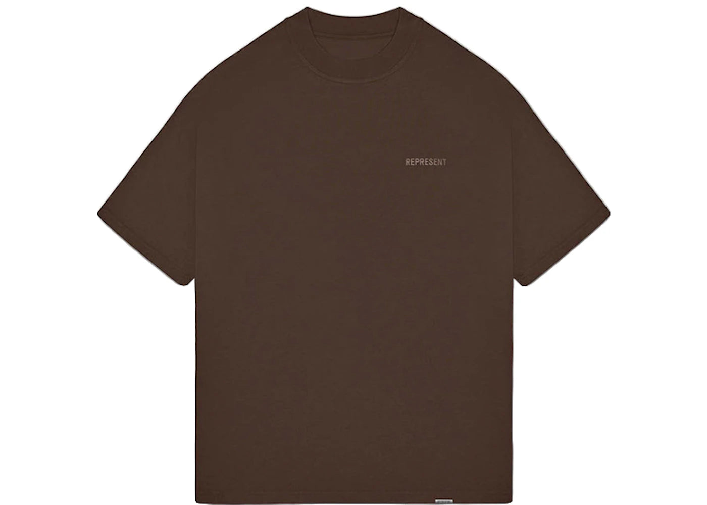 Represent Blank Oversized T-Shirt Brown