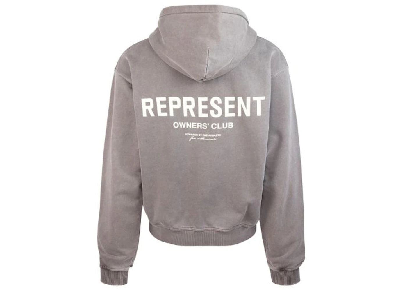 Represent Felpa Zip Owners Club Grigia Hoodie Grey