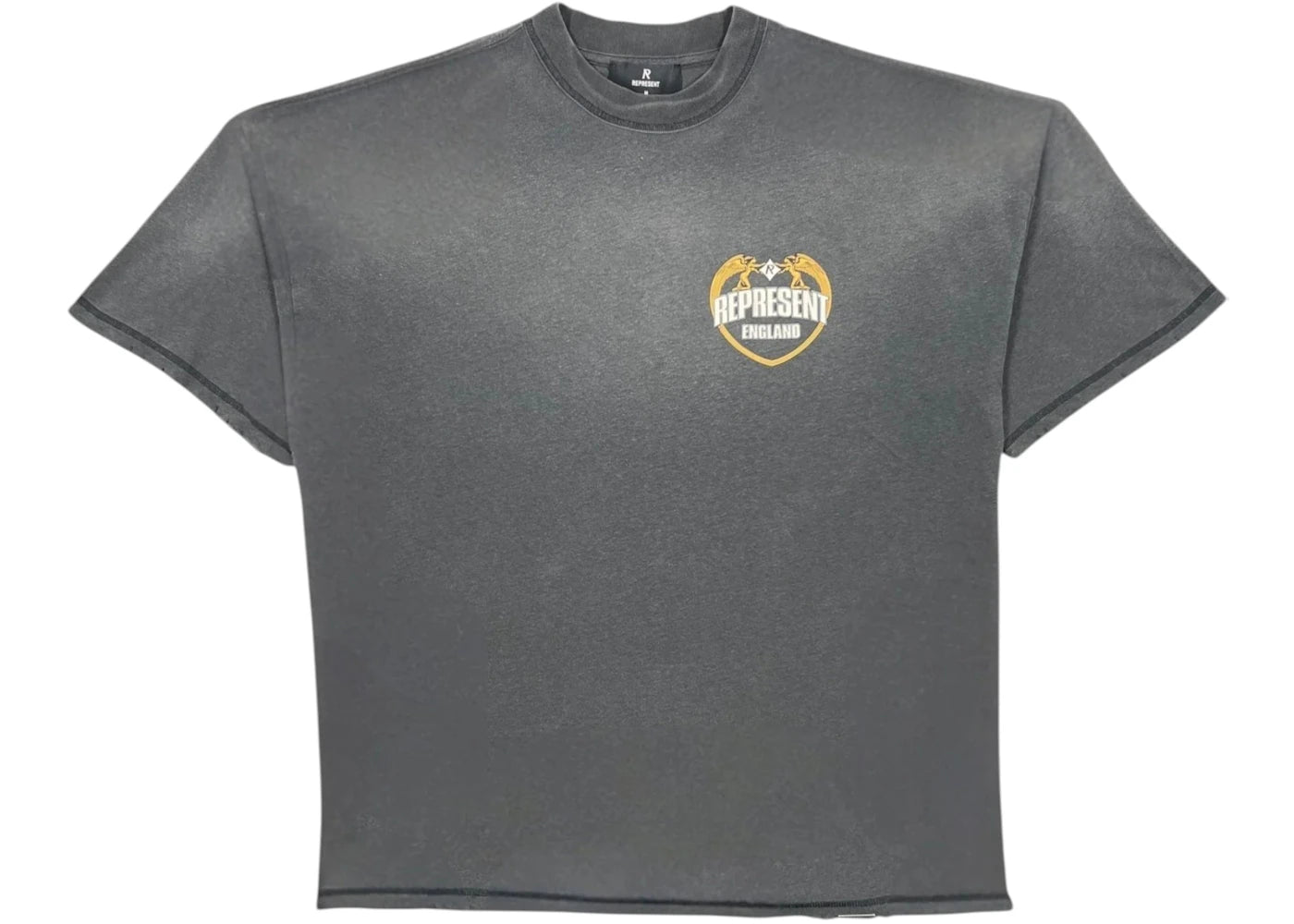 Represent MLM100171 Represent Angel Border T-Shirt Black