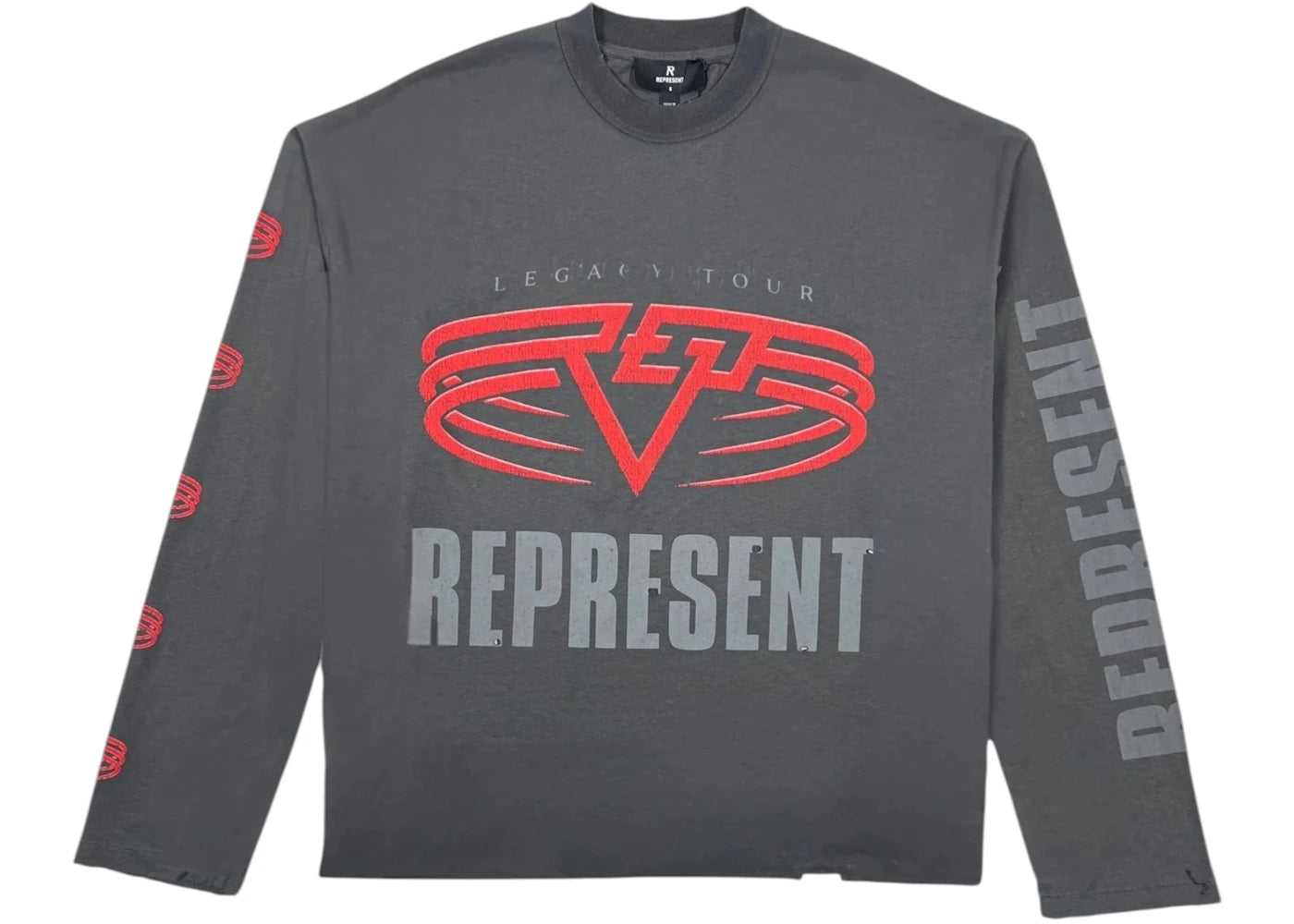 Represent MLM100365 Represent Living Legacy Tour L/S Tee Grey