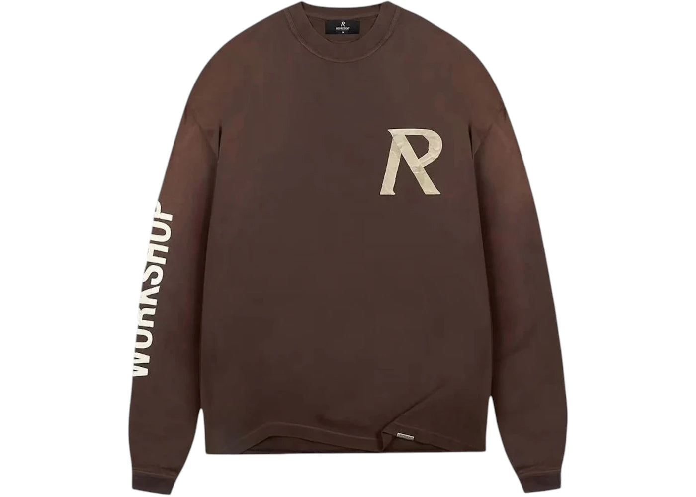 Represent Masking Tape Initial L/S Tee Cedar