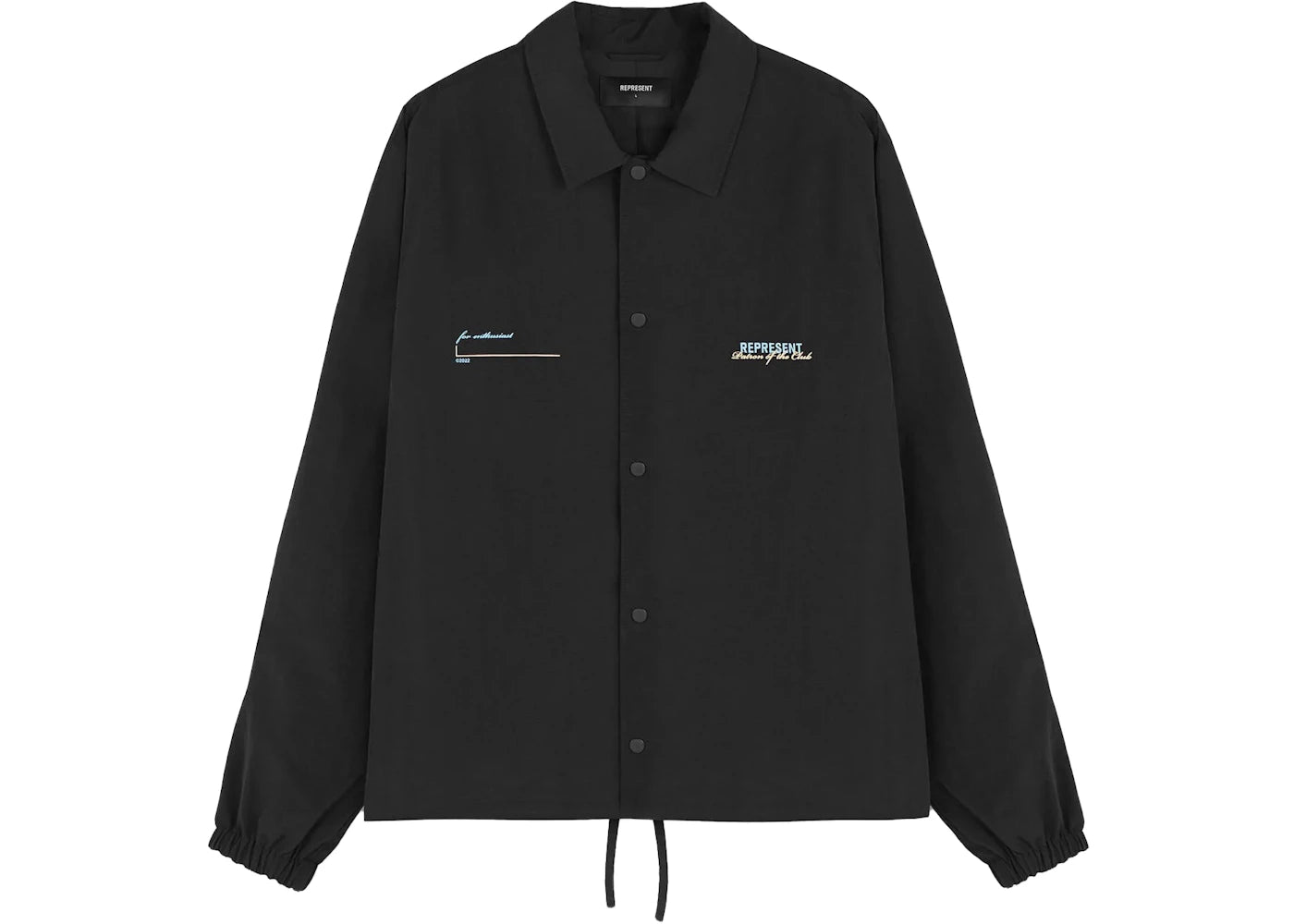 Represent Patron Of The Club Coach Jacket Black