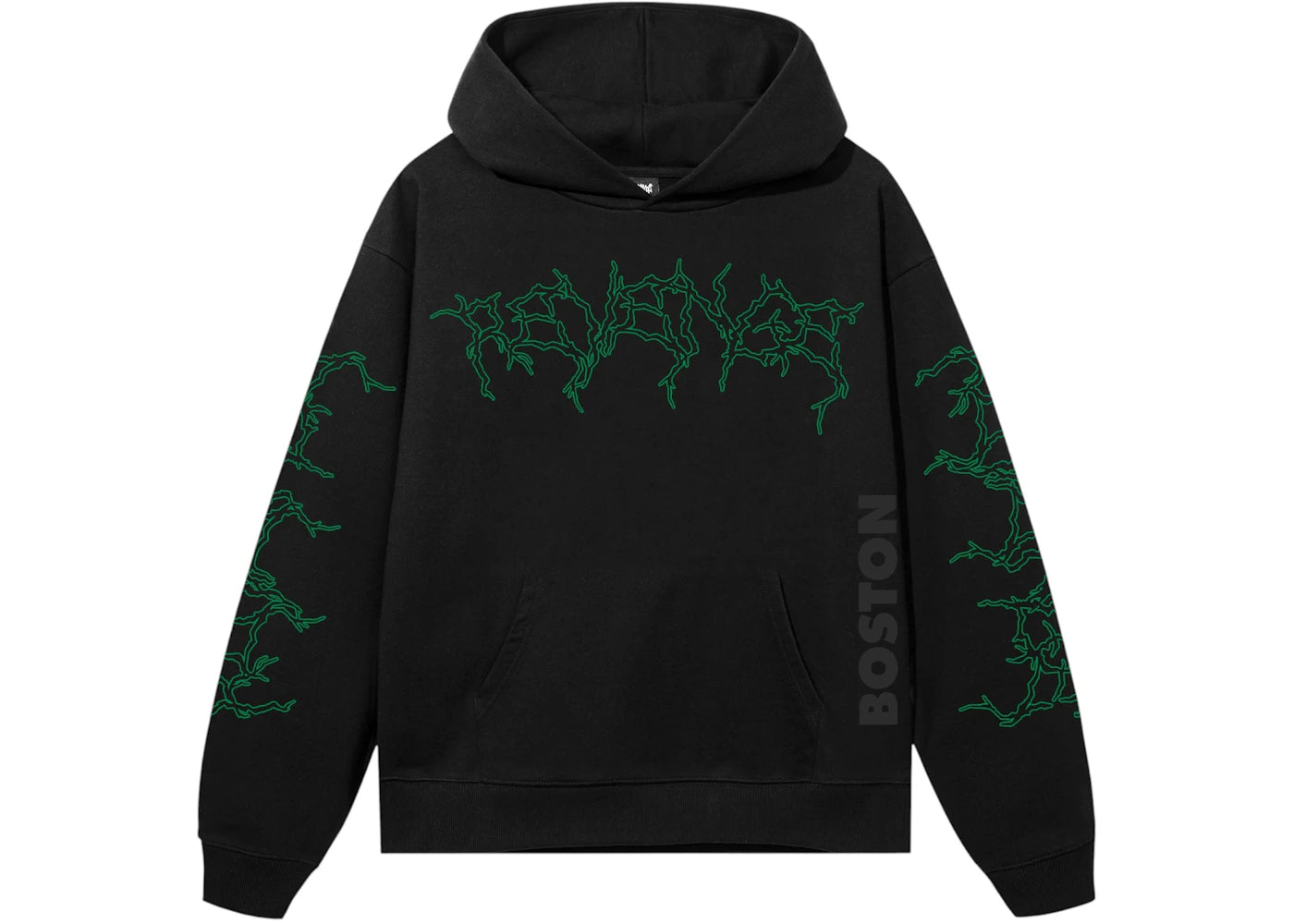 Revenge Boston Celtics Lightning Logo Hoodie Black