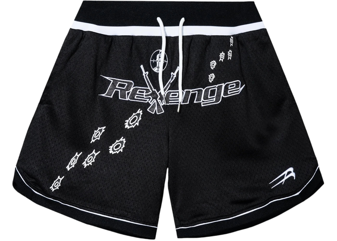 Revenge Bullets Basketball Shorts Black