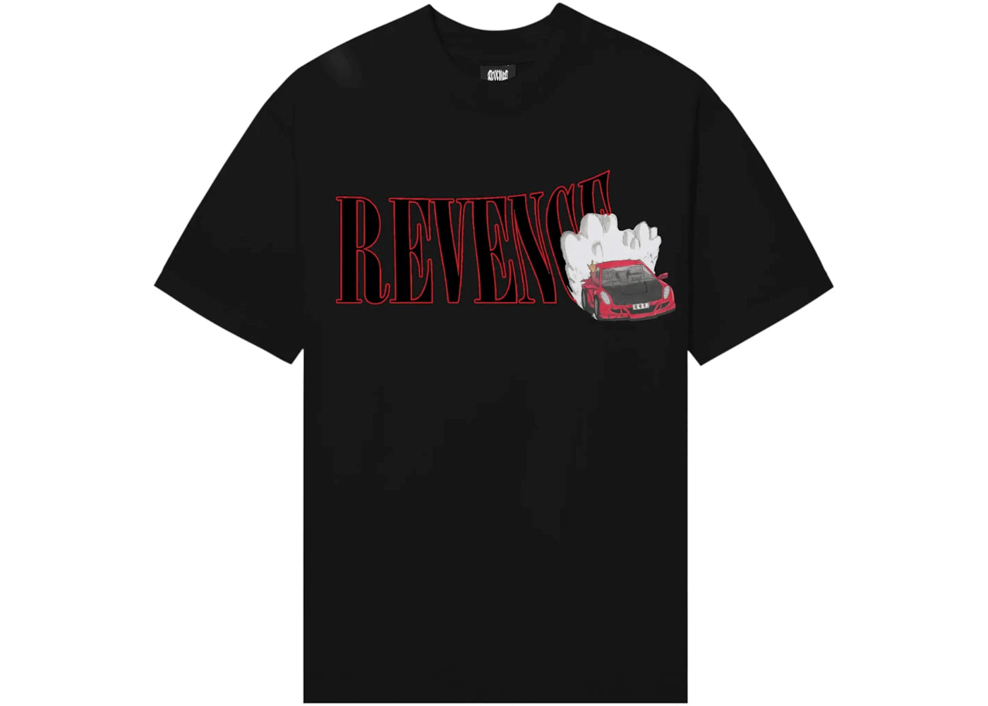 Revenge Burnout T-shirt Black/Red