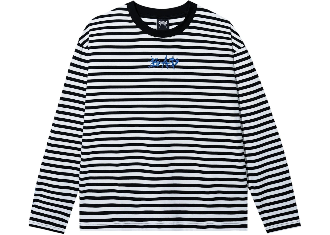 Revenge XXXTentacion Bad Striped L/S Tee Black/White