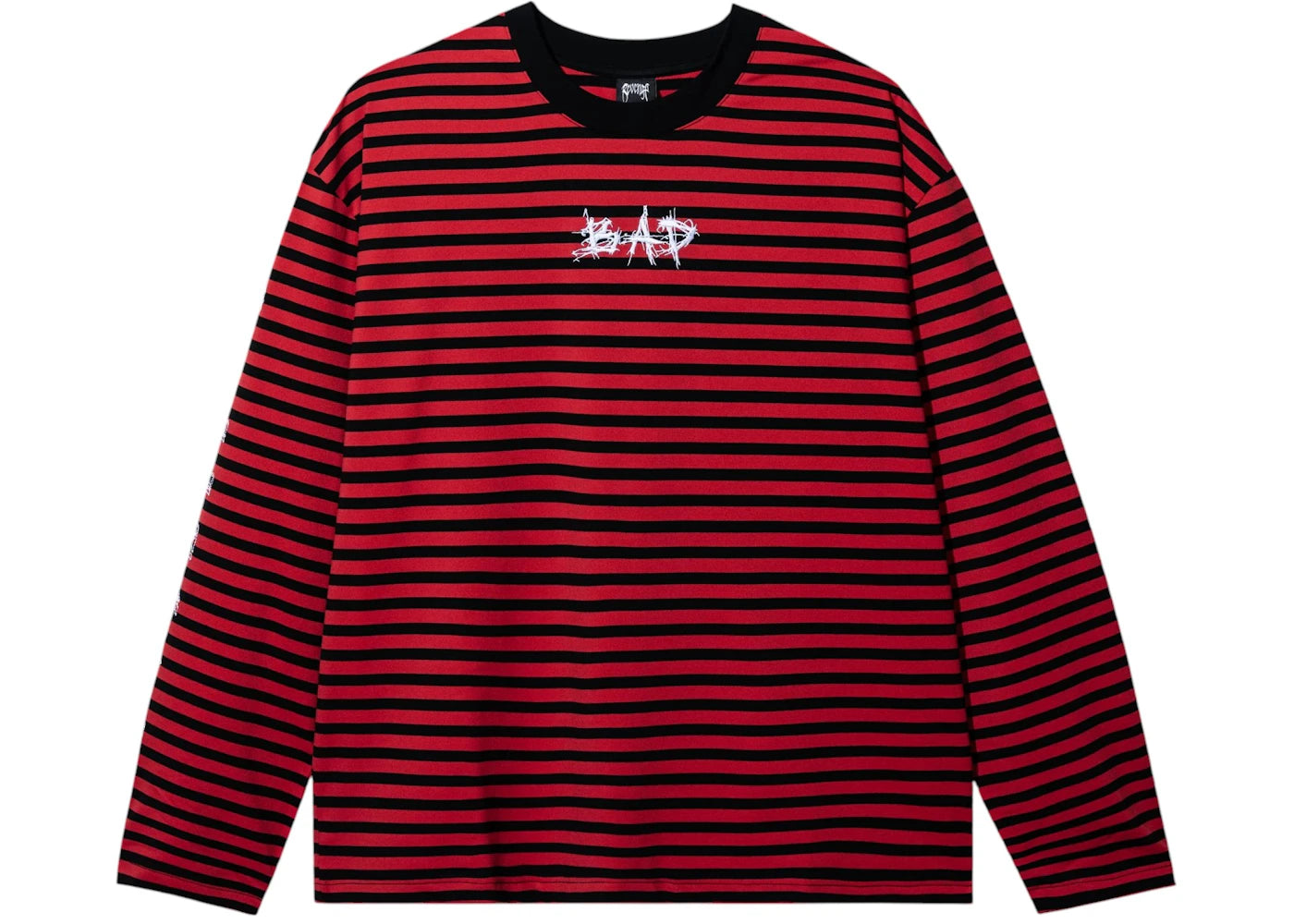 Revenge XXXTentacion Bad Striped L/S Tee Red/Black
