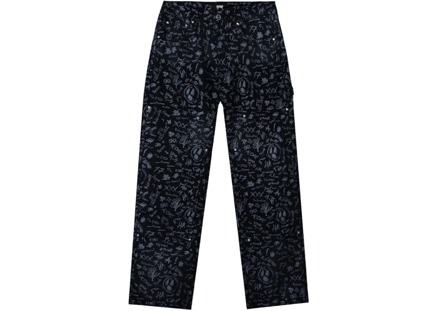 Revenge XXXTentacion Heartbreak Carpenter Pant Black