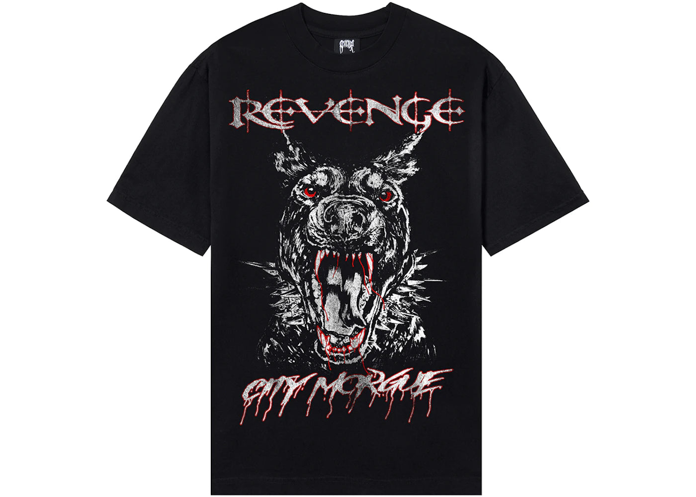 Revenge x City Morgue Hound Tee Black