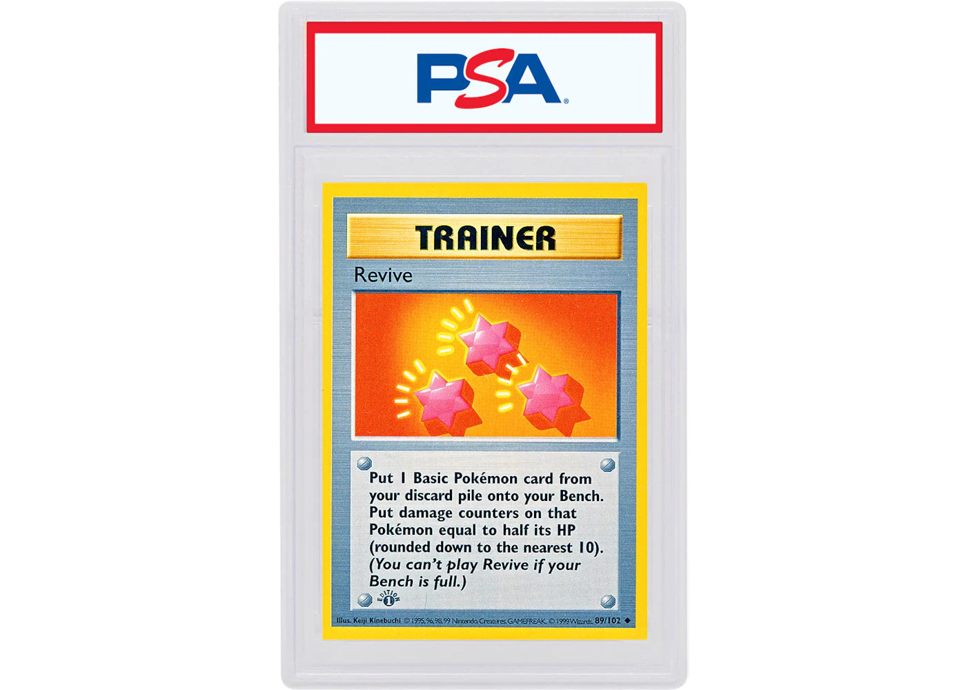 Revive 1999 Pokemon TCG Base Set 1st Edition #89/102