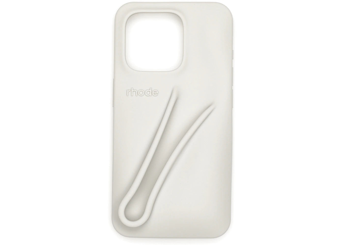 Rhode Lip Case Silicone iPhone Case Grey