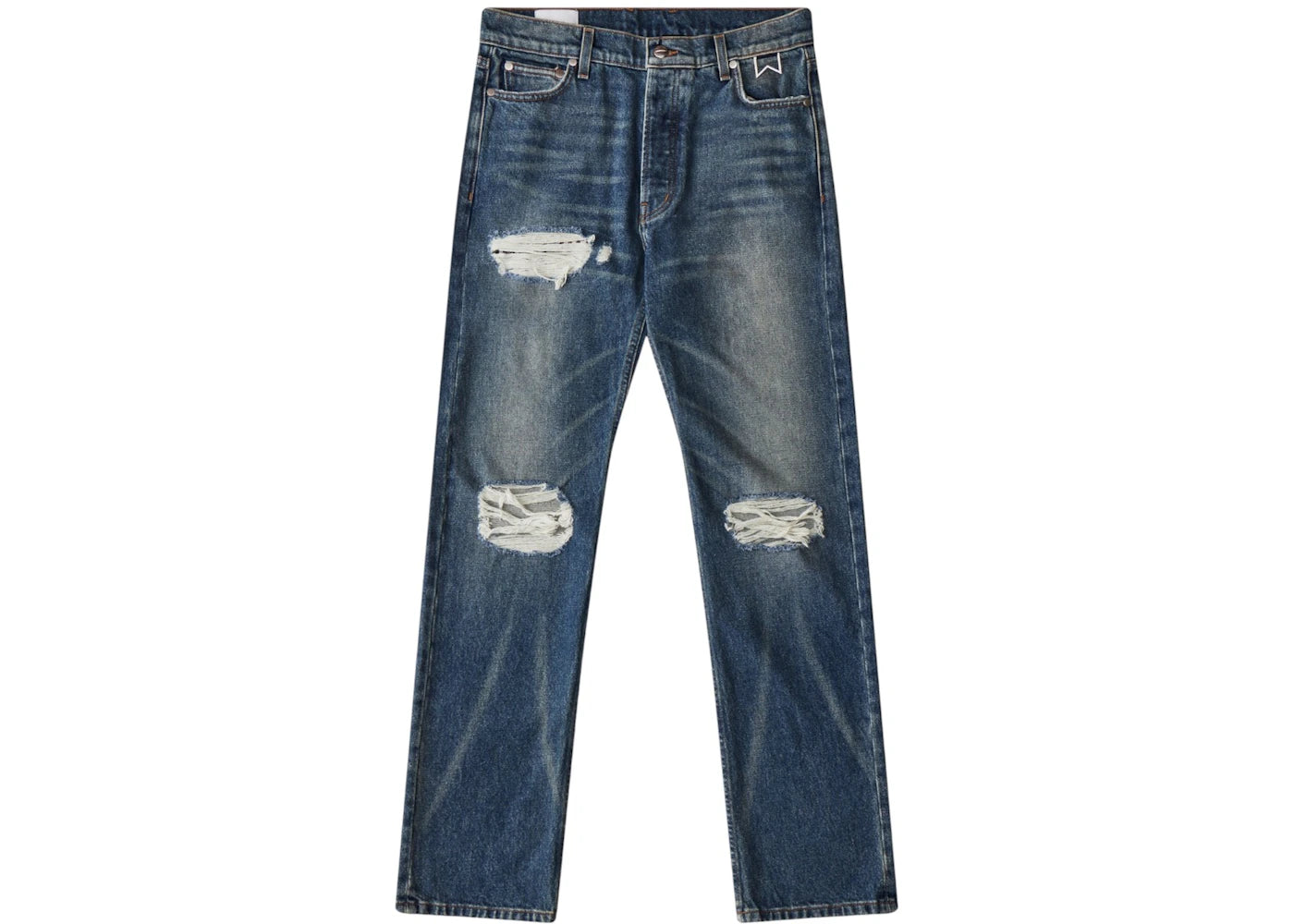 Rhude Boxer Denim Jeans Indigo