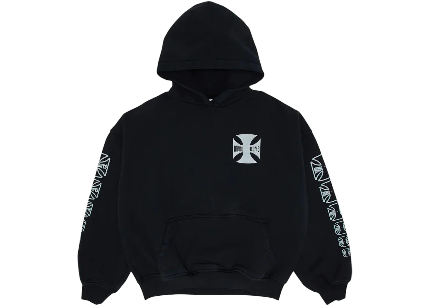 Rhude Boys Hoodie Vintage Black