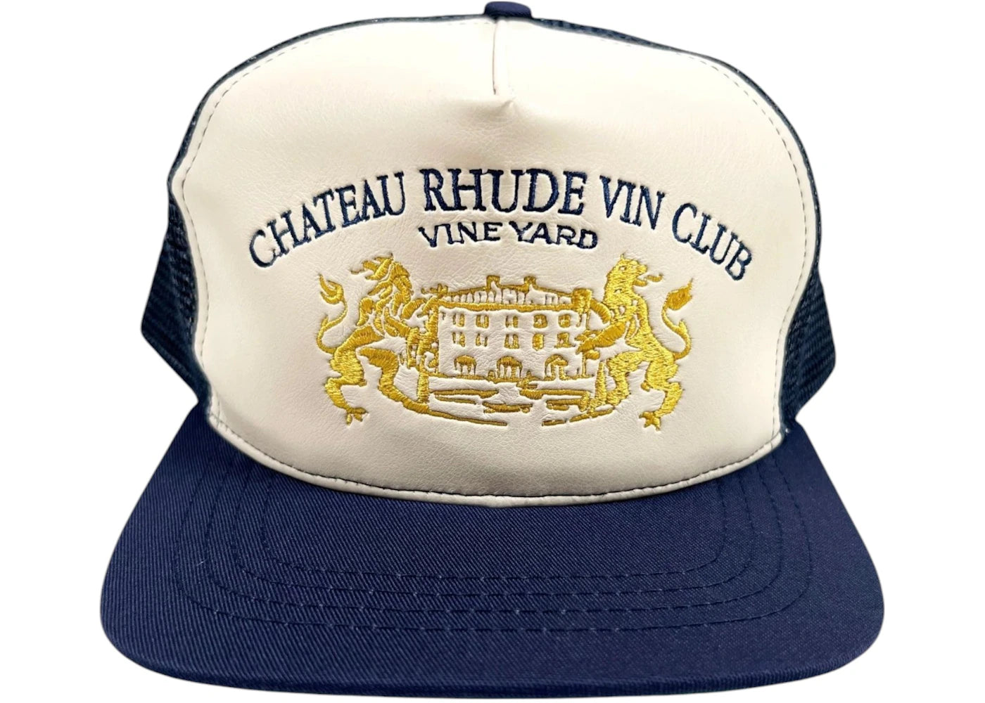 Rhude Cellier Trucker Hat Navy/Cream